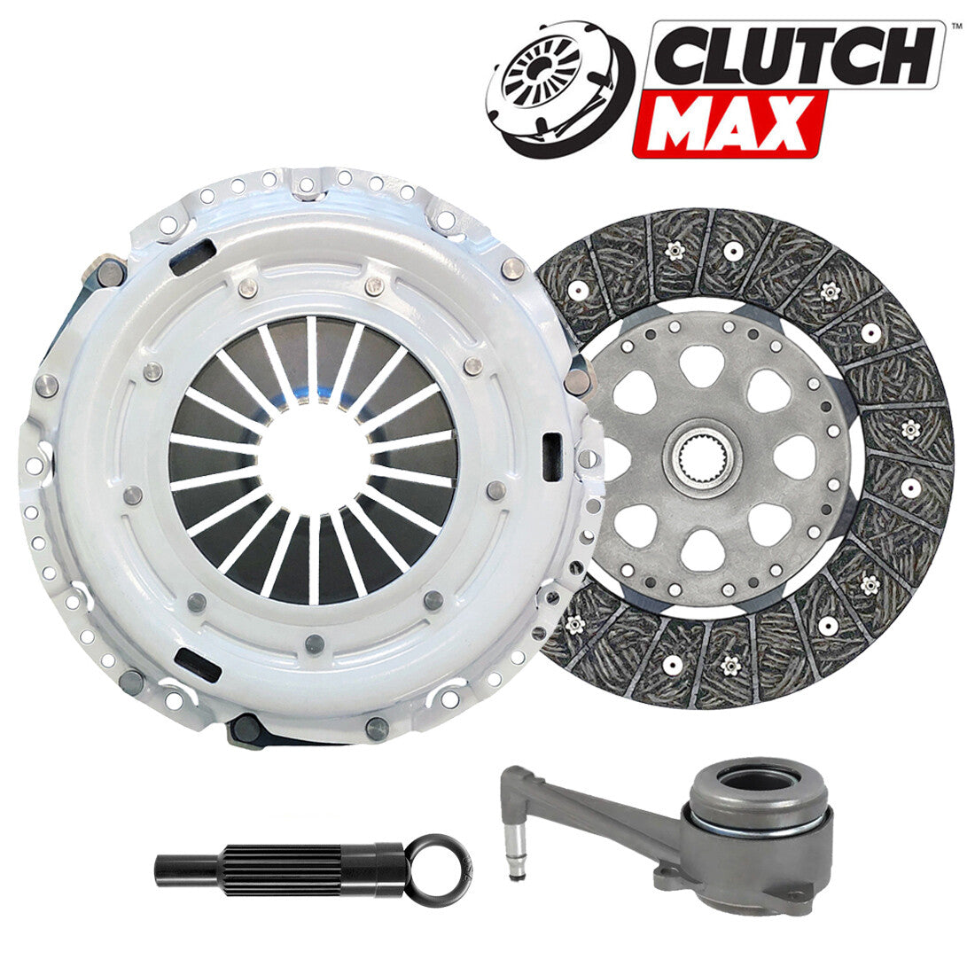 CLUTCHMAX OEM CLUTCH KIT WITH SLAVE CYLINDER BUNDLE SET [CM02017HDRWS-CK]