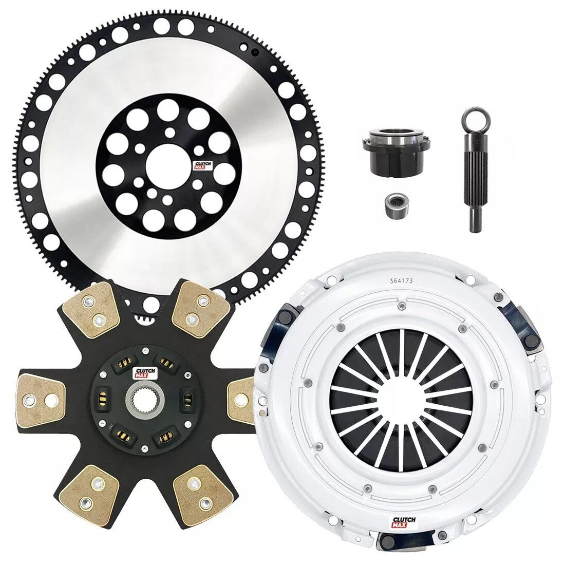 CLUTCHMAX STAGE 4 CLUTCH KIT & PERFORMANCE CHROMOLY FLYWHEEL BUNDLE SET [CM04173HDCLSF-ST4]