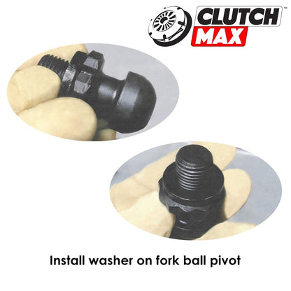CLUTCHMAX OEM CLUTCH KIT & PERFORMANCE CHROMOLY FLYWHEEL & CLUTCH FORK BUNDLE SET [CM08819HDLSF-CFP140-CK]