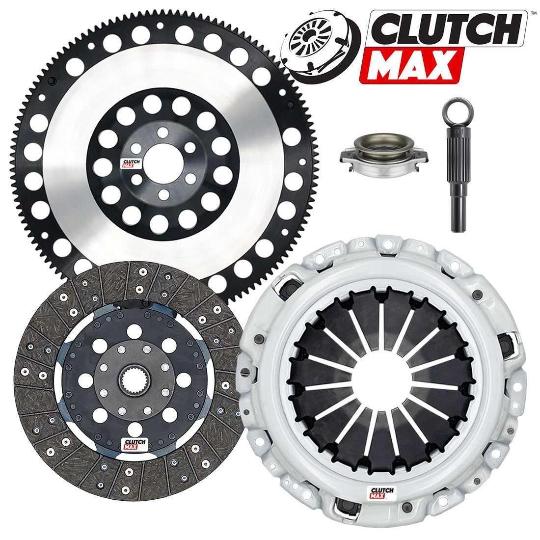 CLUTCHMAX STAGE 1 CLUTCH KIT & PERFORMANCE CHROMOLY FLYWHEEL BUNDLE SET [CM06071HDRLSF-ST1R]