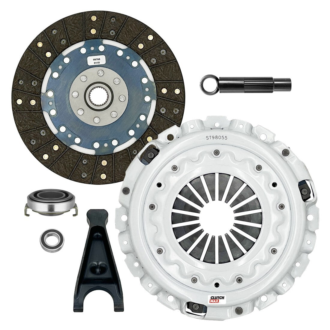 CLUTCHMAX STAGE 2 CLUTCH KIT & CLUTCH FORK BUNDLE SET [CM08810HDR-CFP140-ST2R]