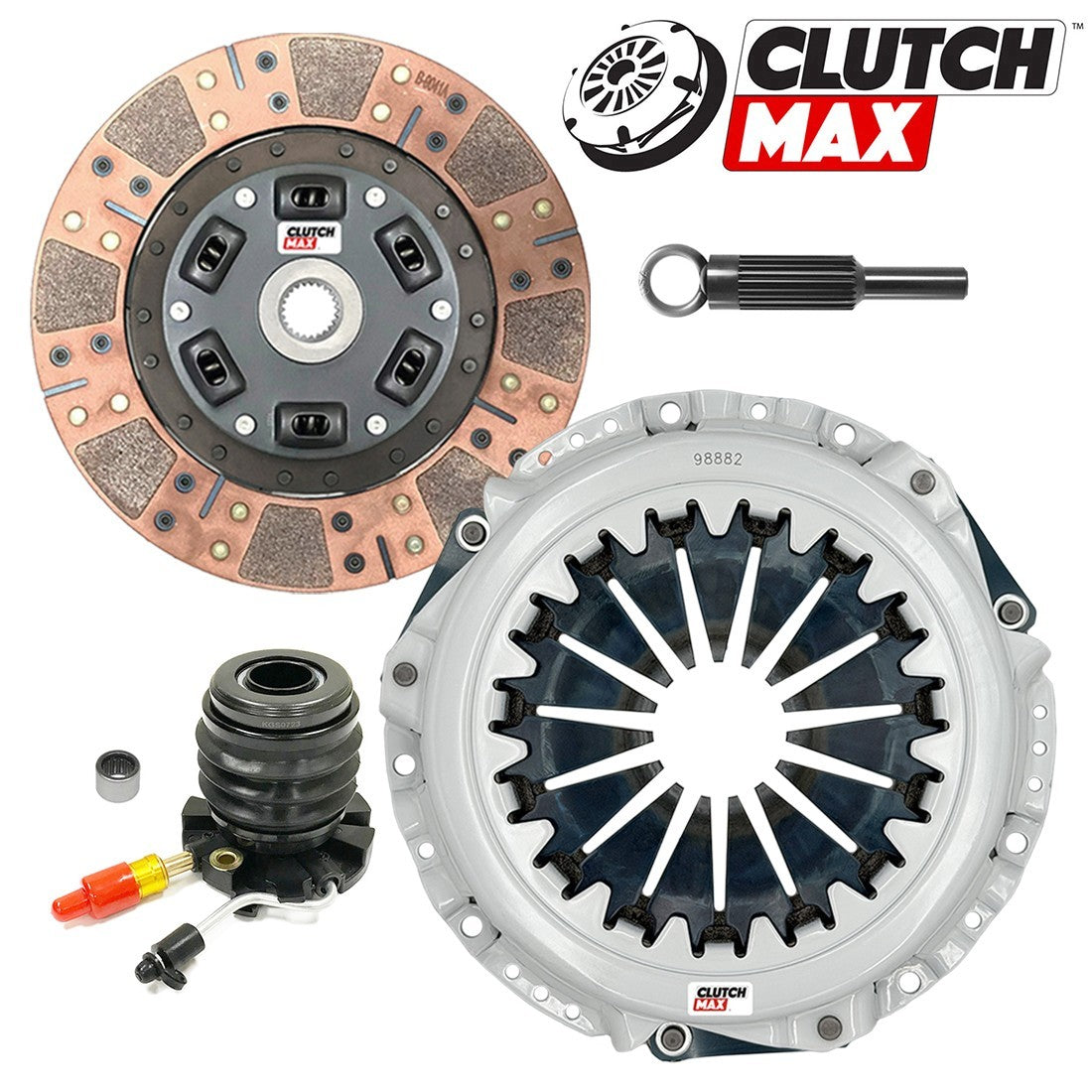 CLUTCHMAX STAGE 3 CLUTCH KIT & FLYWHEEL WITH SLAVE CYLINDER BUNDLE SET [CM07267DFWS+FW167980-ST3]