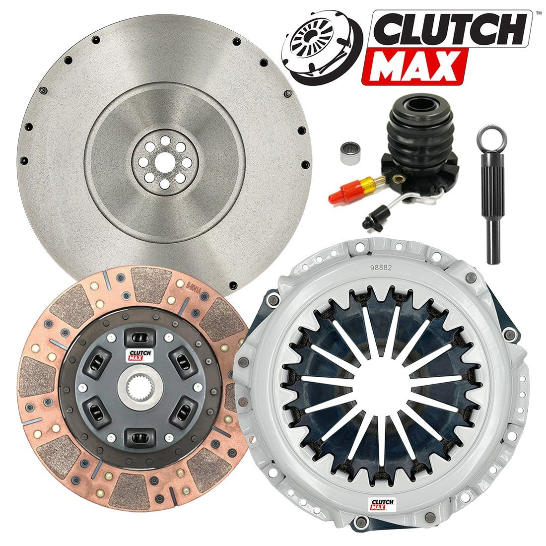CLUTCHMAX STAGE 3 CLUTCH KIT & FLYWHEEL WITH SLAVE CYLINDER BUNDLE SET [CM07267DFWS+FW167980-ST3]