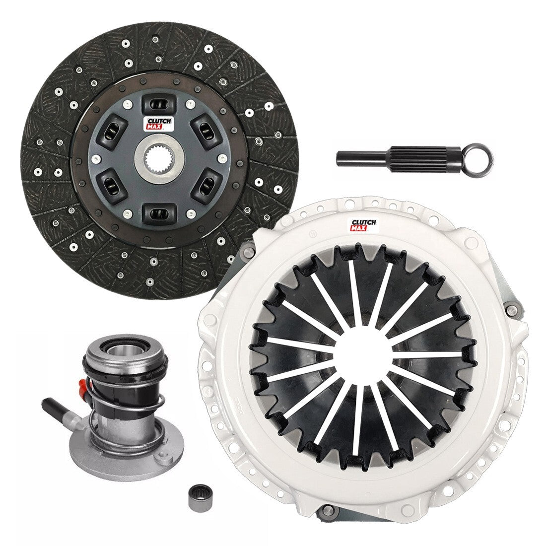 CLUTCHMAX STAGE 2 CLUTCH KIT WITH SLAVE CYLINDER BUNDLE SET [CM07077HDWS-ST2]