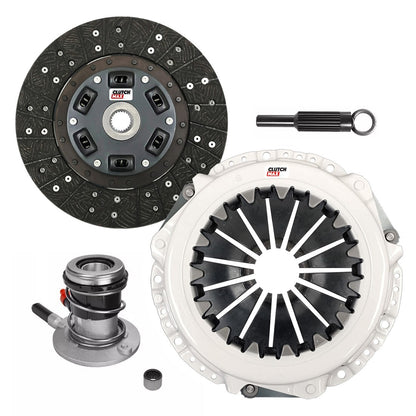 CLUTCHMAX STAGE 2 CLUTCH KIT WITH SLAVE CYLINDER BUNDLE SET [CM07077HDWS-ST2]