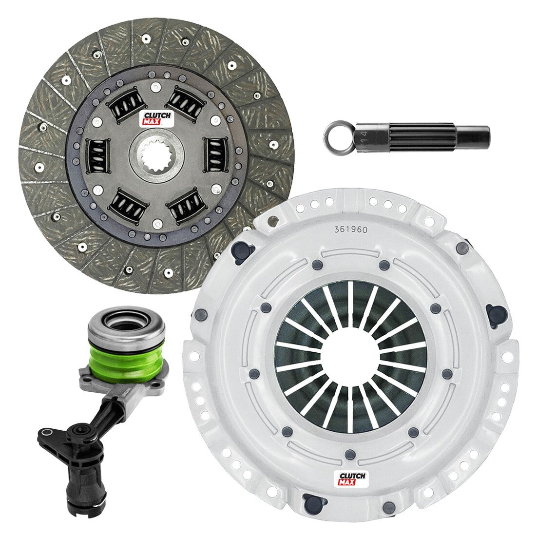 CLUTCHMAX STAGE 1 CLUTCH KIT WITH SLAVE CYLINDER BUNDLE SET [CM04218HDWS-ST1]