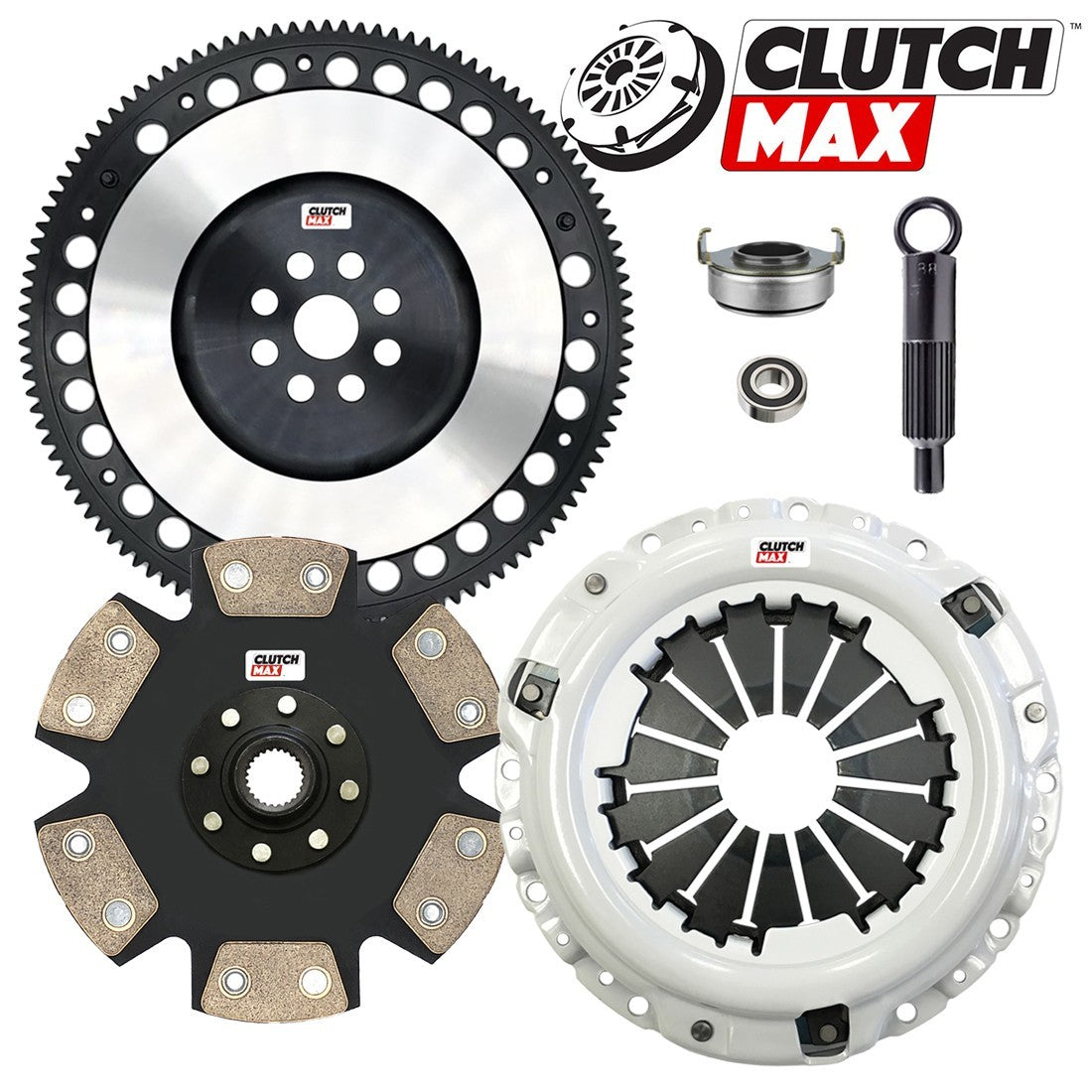 CLUTCHMAX STAGE 4 CLUTCH KIT & PERFORMANCE CHROMOLY FLYWHEEL BUNDLE SET [CM08026HDDLSF-ST4]
