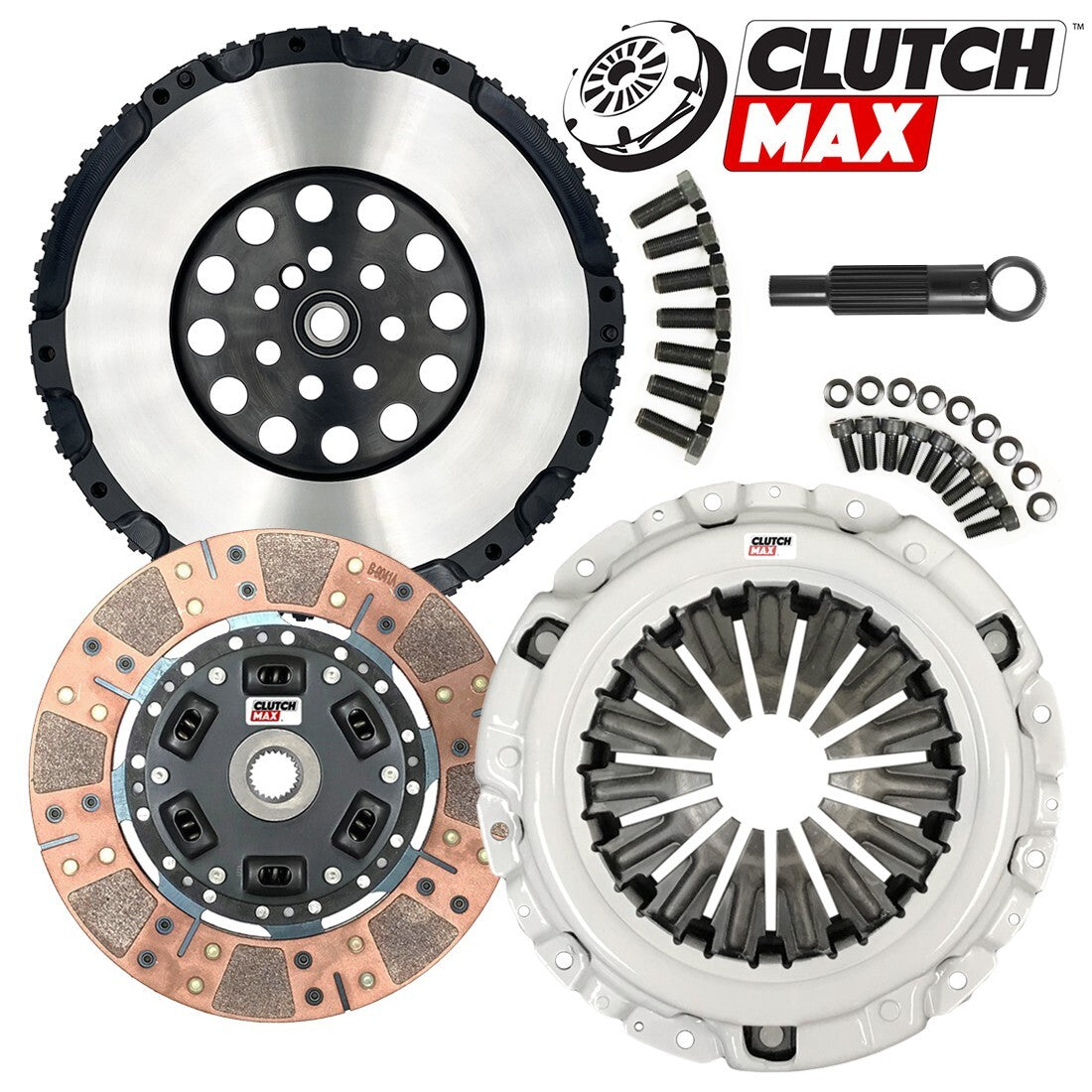 CLUTCHMAX STAGE 3 CLUTCH KIT & PERFORMANCE CHROMOLY FLYWHEEL BUNDLE SET [CM05960DFLSF-ST3]