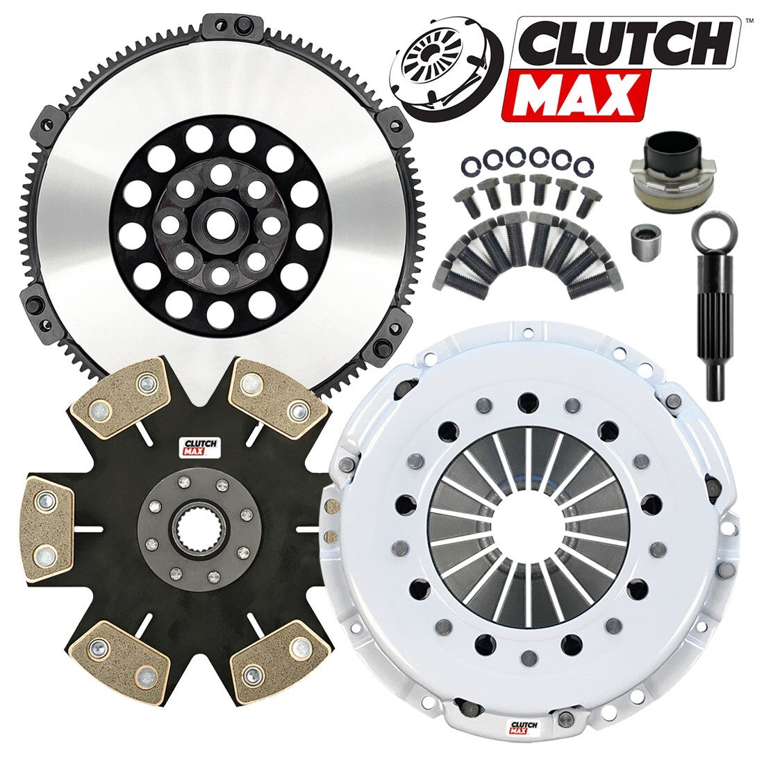 CLUTCHMAX STAGE 5 CLUTCH KIT & PERFORMANCE CHROMOLY FLYWHEEL BUNDLE SET [CM03162HDDLSF-ST5]