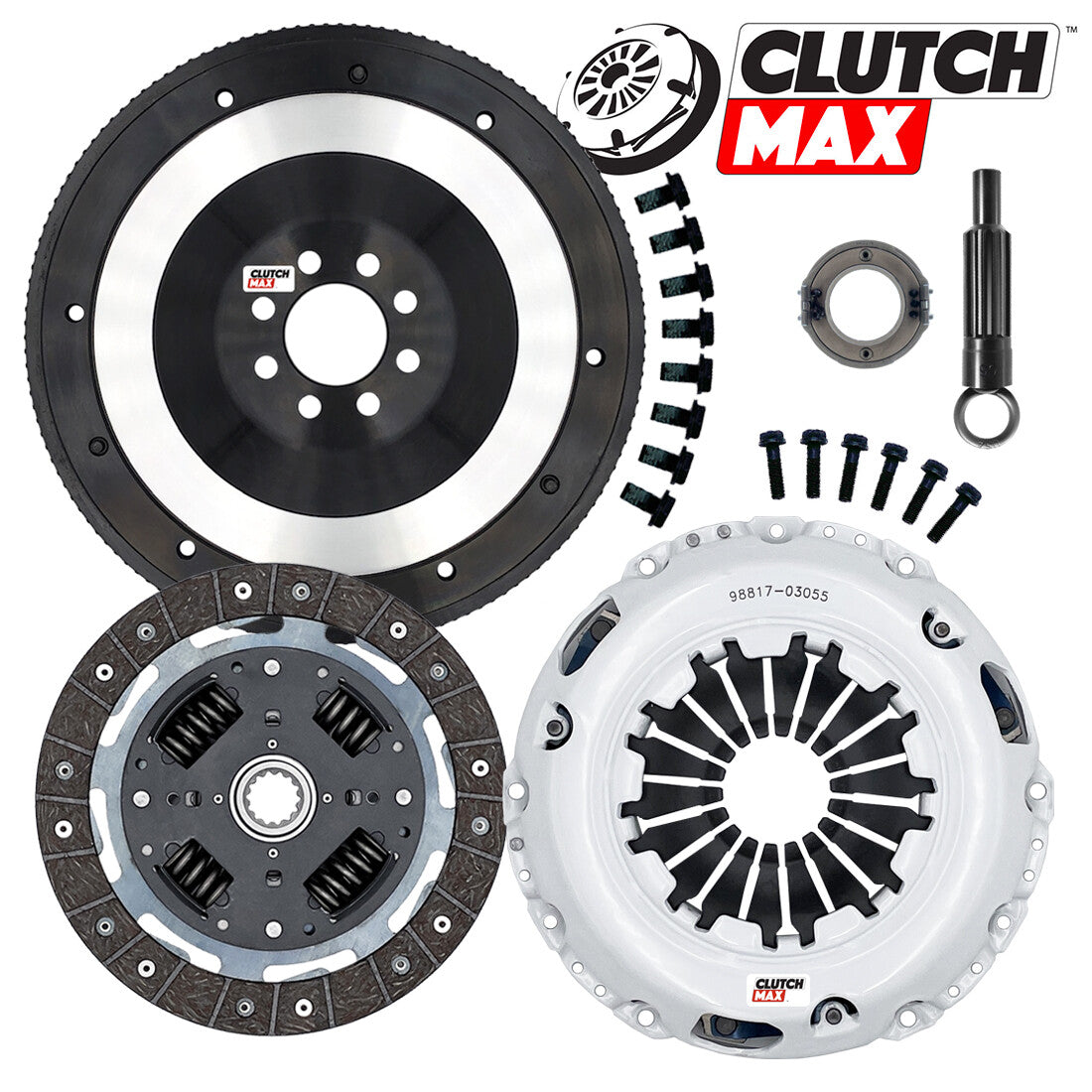 CLUTCHMAX STAGE 1 CLUTCH KIT & PERFORMANCE CHROMOLY FLYWHEEL BUNDLE SET [CM03055HDLSF-ST1]