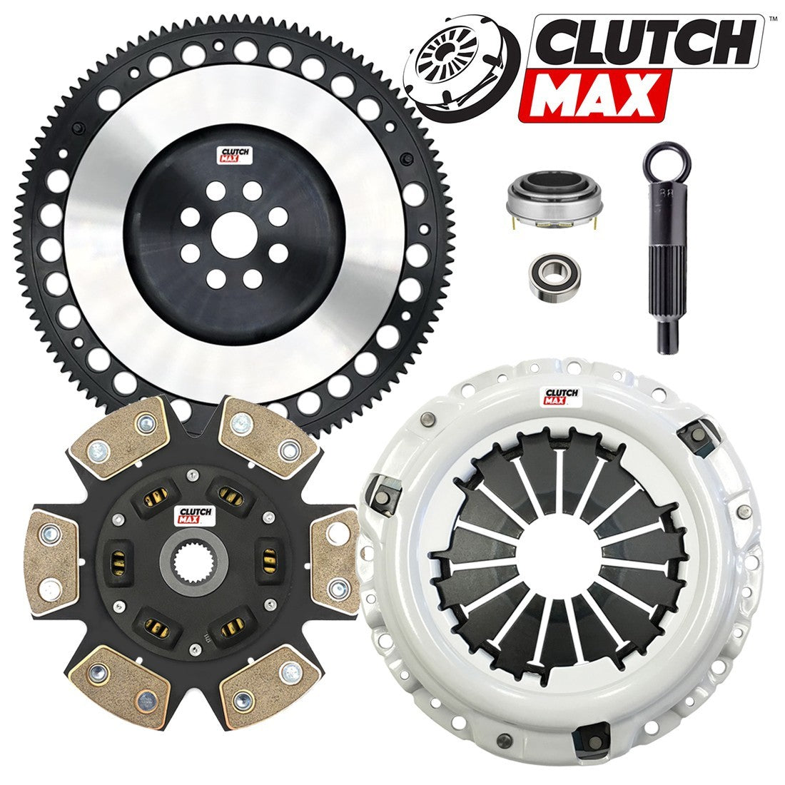 CLUTCHMAX STAGE 3 CLUTCH KIT & PERFORMANCE CHROMOLY FLYWHEEL BUNDLE SET [CM08028HDCLSF-ST3]