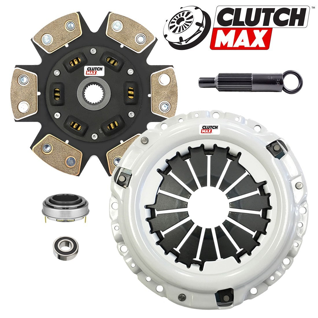 CLUTCHMAX STAGE 3 CLUTCH KIT & PERFORMANCE CHROMOLY FLYWHEEL BUNDLE SET [CM08028HDCLSF-ST3]