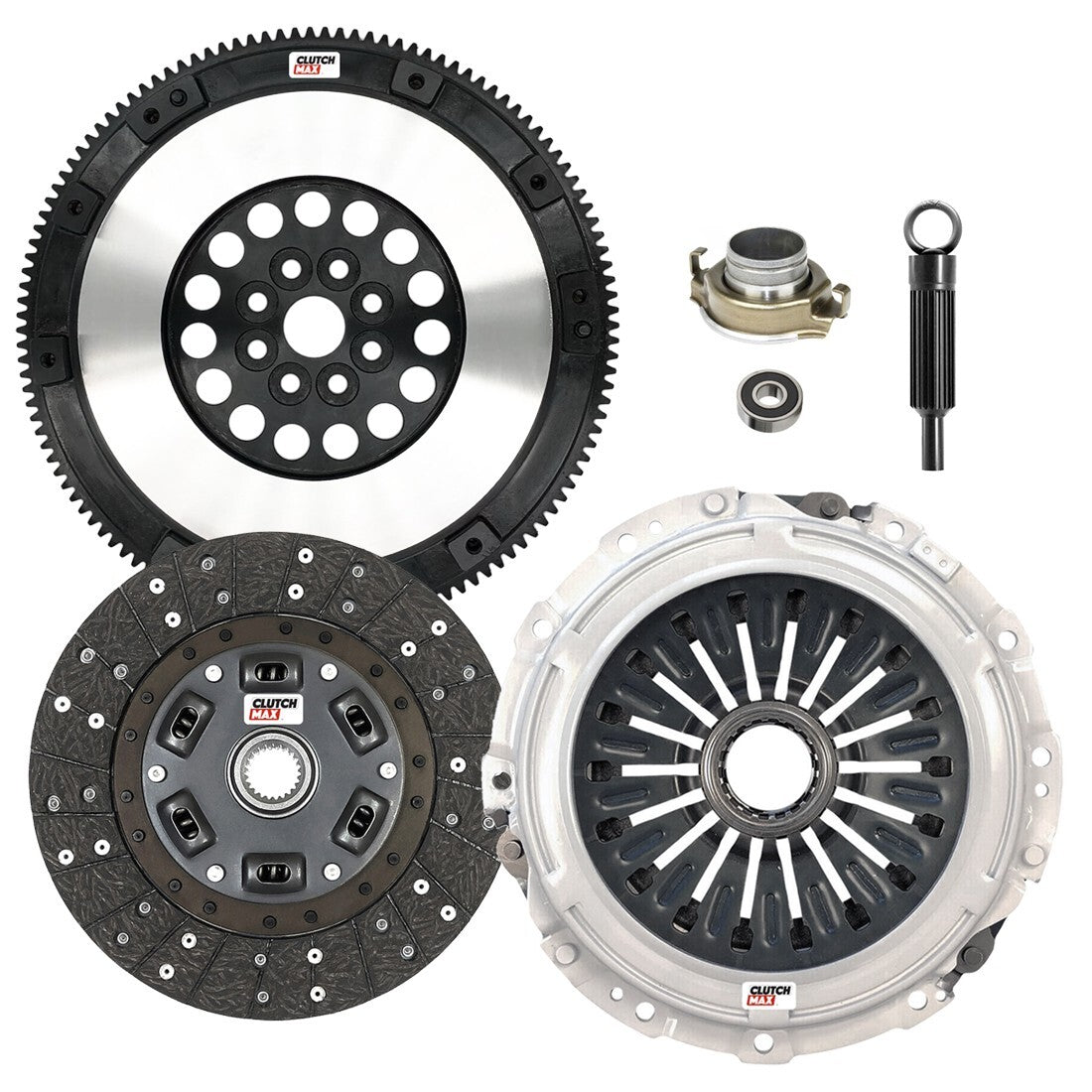 CLUTCHMAX STAGE 2 CLUTCH KIT & PERFORMANCE CHROMOLY FLYWHEEL BUNDLE SET [CM15025HDLSF-ST2]