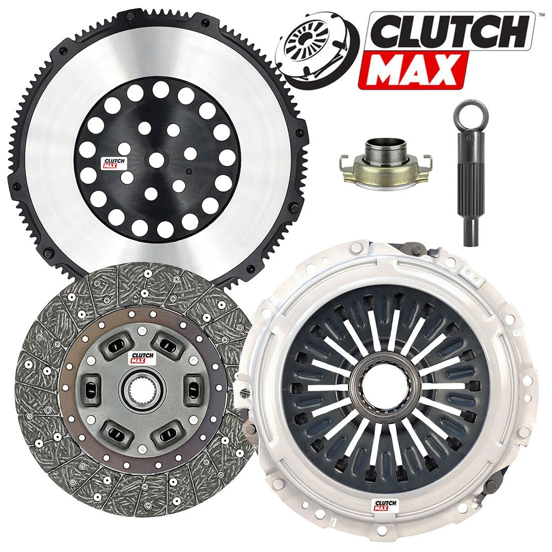 CLUTCHMAX STAGE 1 CLUTCH KIT & PERFORMANCE CHROMOLY FLYWHEEL BUNDLE SET [CM05106HDLSF-ST1]