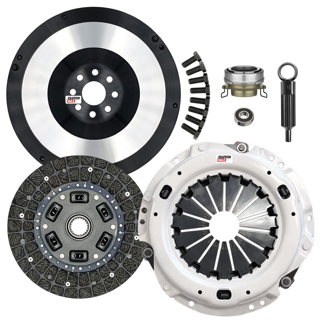 CLUTCHMAX STAGE 2 CLUTCH KIT & PERFORMANCE CHROMOLY FLYWHEEL BUNDLE SET [CM16095HDLSF-ST2]