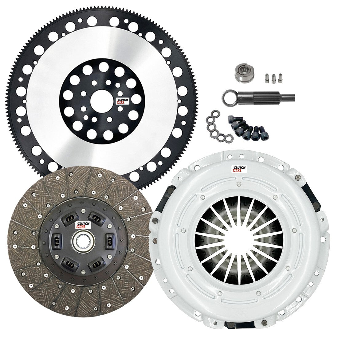 CLUTCHMAX STAGE 1 CLUTCH KIT & PERFORMANCE CHROMOLY FLYWHEEL BUNDLE SET [CM07809HDLSF-ST1]