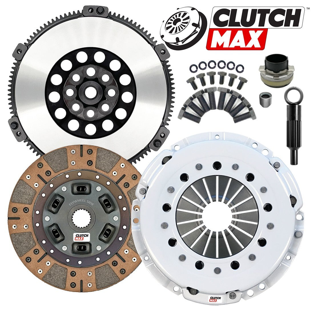 CLUTCHMAX STAGE 3 CLUTCH KIT & PERFORMANCE CHROMOLY FLYWHEEL BUNDLE SET [CM03162DFLSF-ST3]