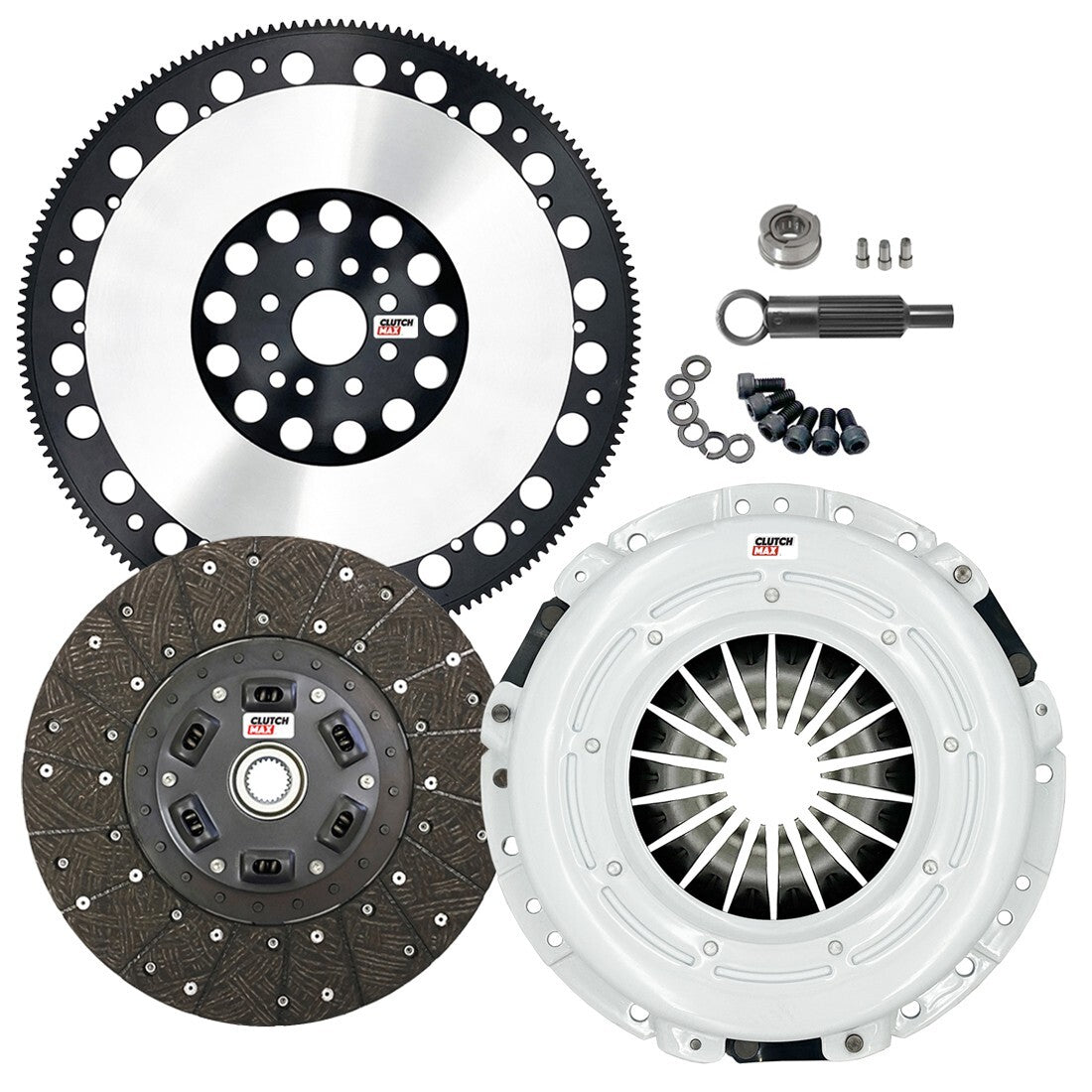 CLUTCHMAX STAGE 2 CLUTCH KIT & PERFORMANCE CHROMOLY FLYWHEEL BUNDLE SET [CM07809HDLSF-ST2]