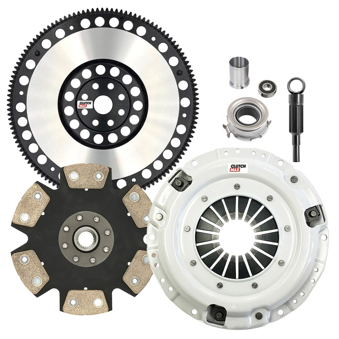 CLUTCHMAX STAGE 4 CLUTCH KIT & PERFORMANCE CHROMOLY FLYWHEEL BUNDLE SET [CM15104HDDLSF-ST4]