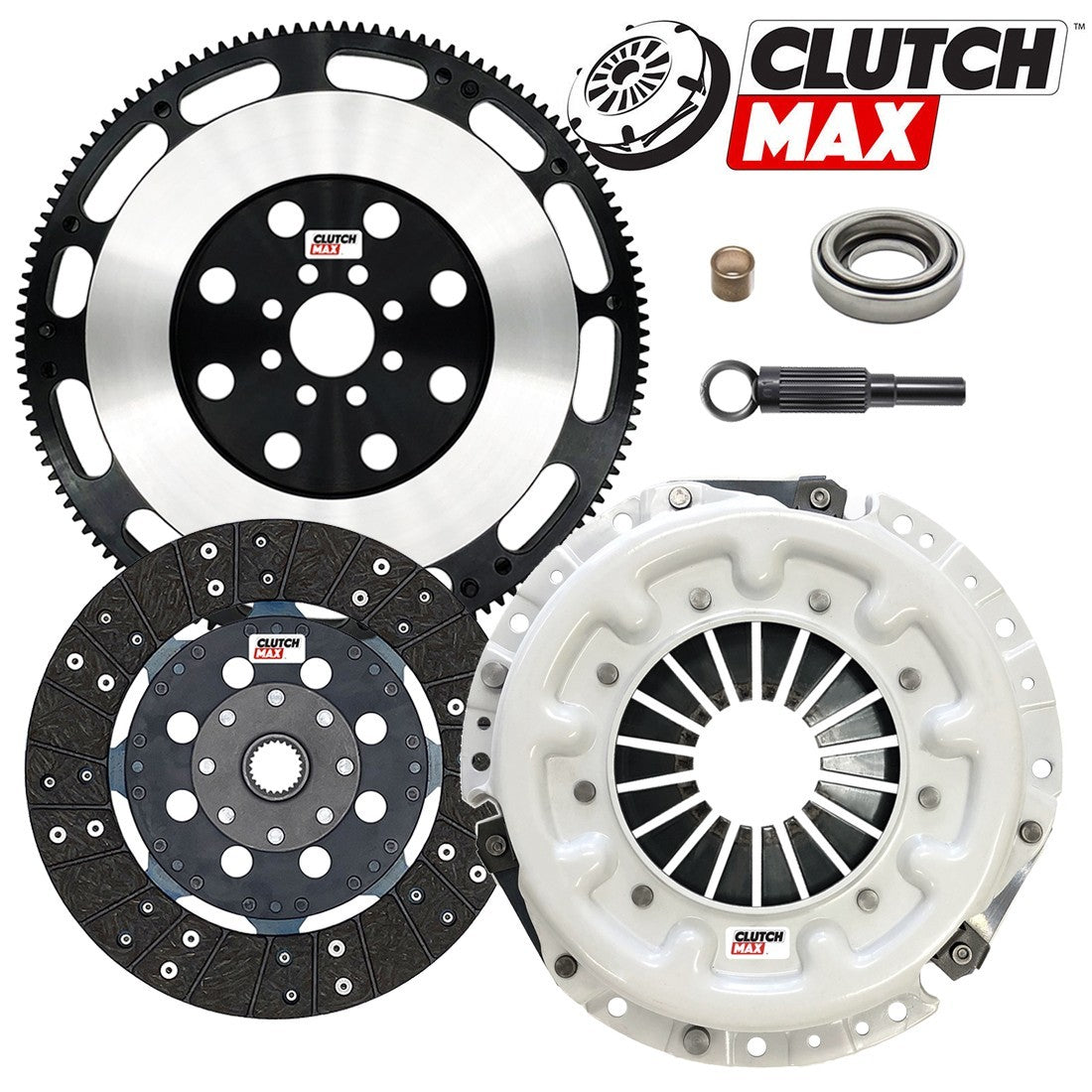CLUTCHMAX STAGE 2 CLUTCH KIT & PERFORMANCE CHROMOLY FLYWHEEL BUNDLE SET [CM06045HDRLSF-ST2R]