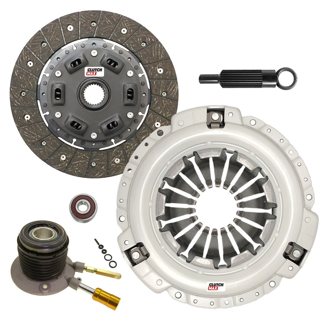 CLUTCHMAX STAGE 1 CLUTCH KIT WITH SLAVE CYLINDER BUNDLE SET [CM04219HDWS-ST1]