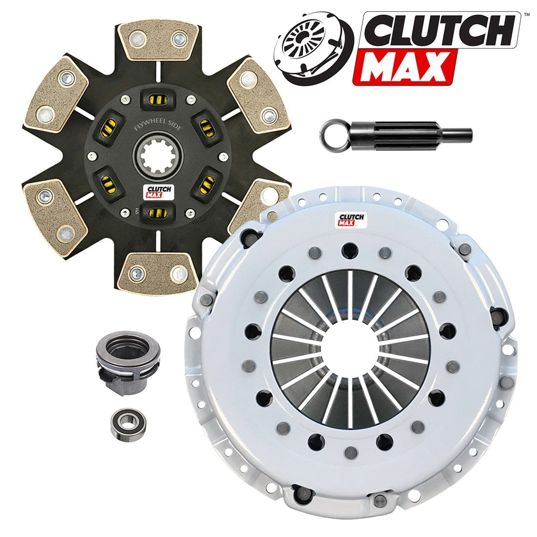 CLUTCHMAX STAGE 4 CLUTCH KIT & PERFORMANCE CHROMOLY FLYWHEEL BUNDLE SET [CM03049HDCLSF-ST4]