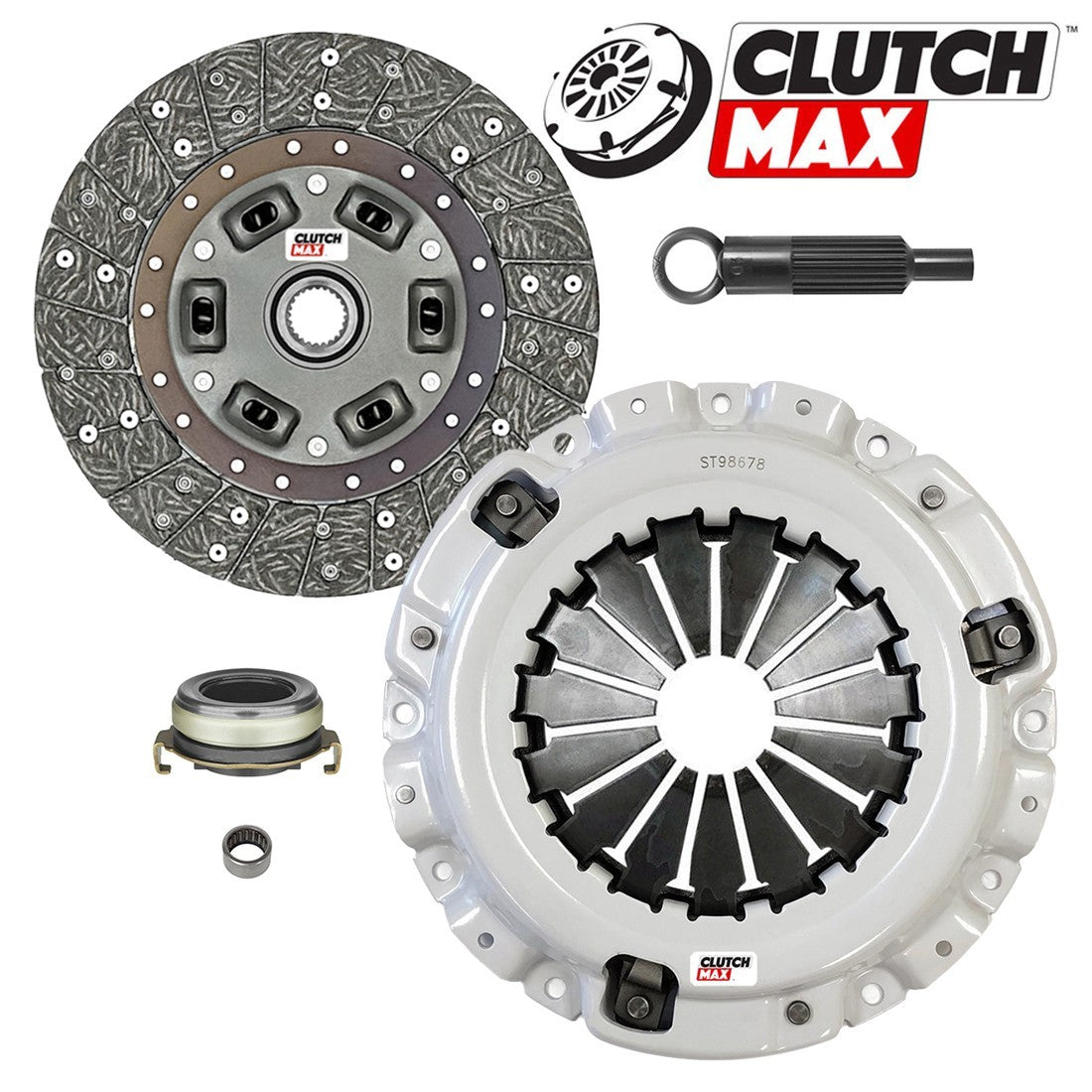CLUTCHMAX STAGE 1 CLUTCH KIT & PERFORMANCE CHROMOLY FLYWHEEL COUNTER WEIGHT BUNDLE SET [CM10037HDLSF-CW-02-ST1]