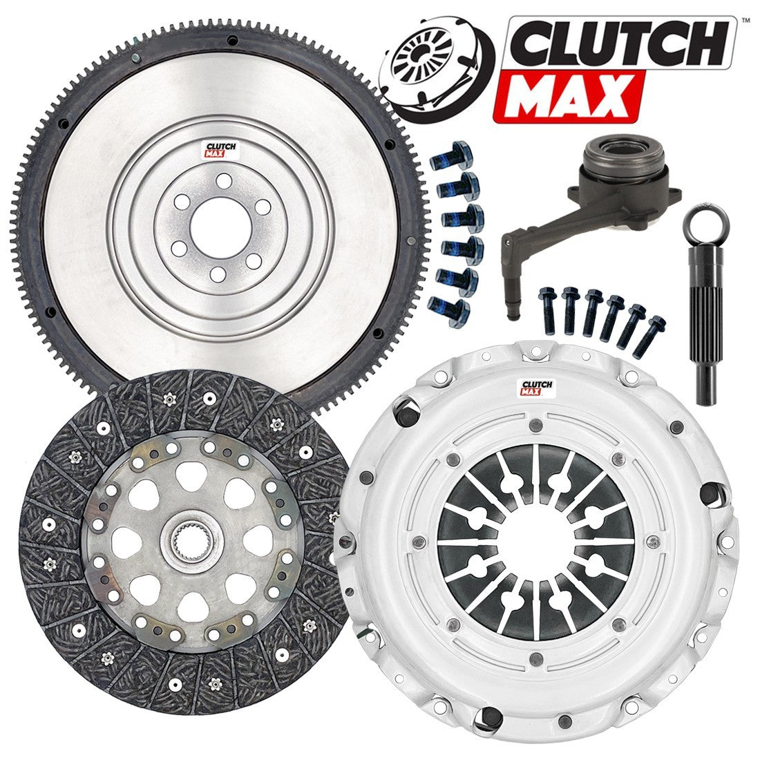 CLUTCHMAX STAGE 1 CLUTCH KIT & FLYWHEEL WITH SLAVE CYLINDER BUNDLE SET [CM17267HDRWSFW-ST1R]