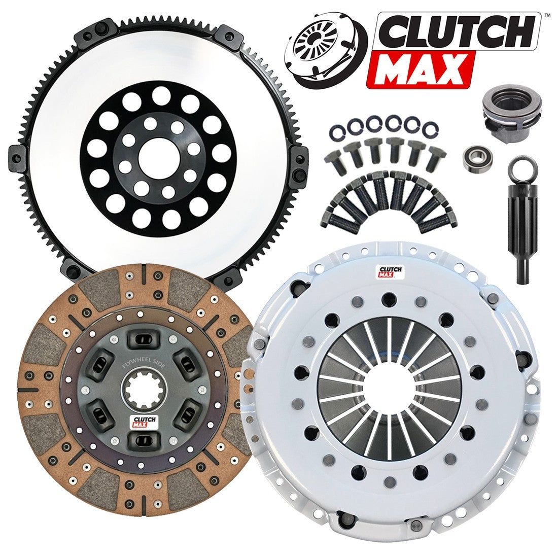 CLUTCHMAX STAGE 3 CLUTCH KIT & PERFORMANCE CHROMOLY FLYWHEEL BUNDLE SET [CM03054DFLSF-ST3]