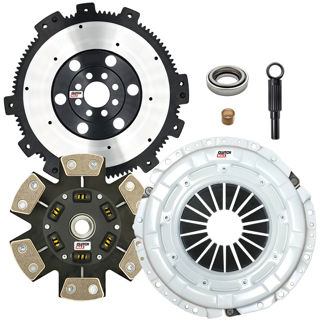 CLUTCHMAX STAGE 3 CLUTCH KIT & PERFORMANCE CHROMOLY FLYWHEEL BUNDLE SET [CM06803HDCLSF-ST3]