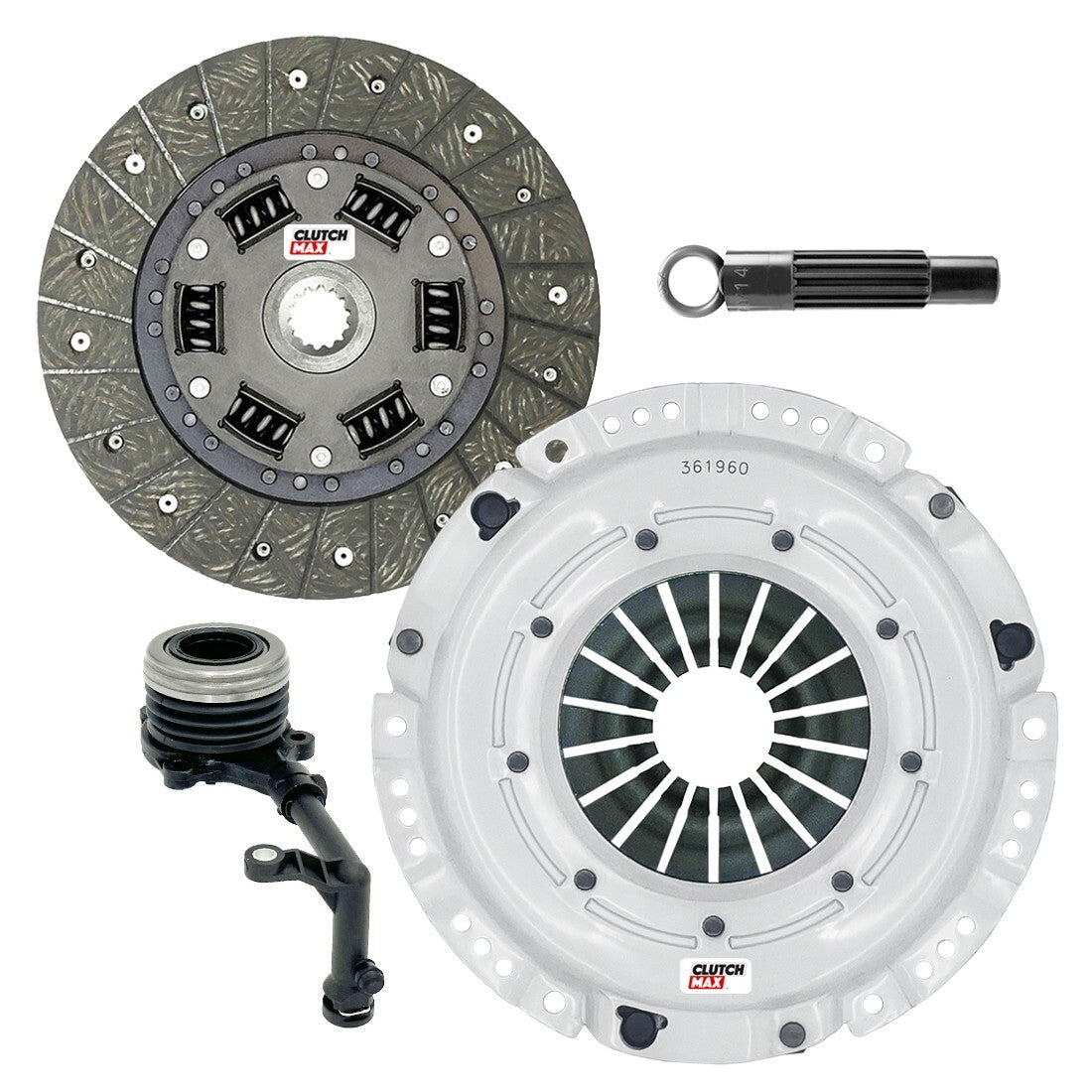 CLUTCHMAX STAGE 1 CLUTCH KIT WITH SLAVE CYLINDER BUNDLE SET [CM04228HDWS-ST1]