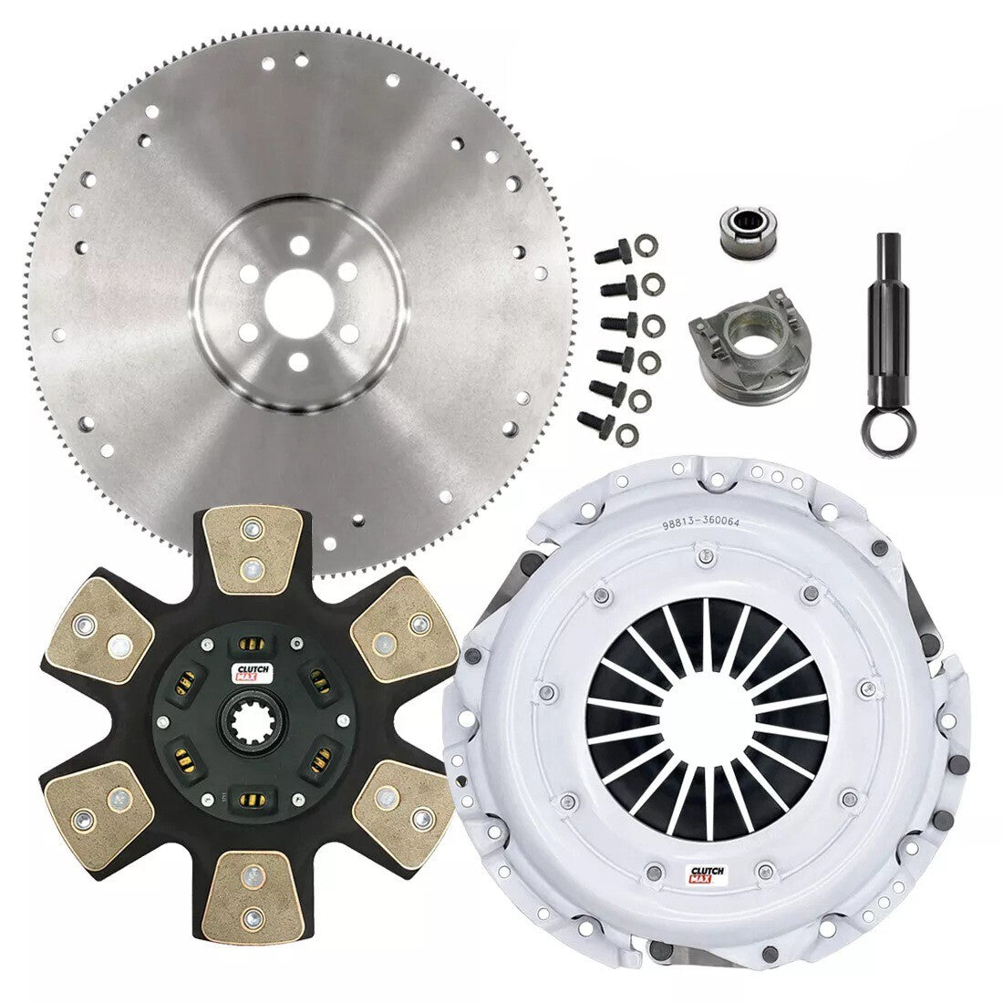 CLUTCHMAX STAGE 4 CLUTCH KIT & FLYWHEEL BUNDLE SET [CM07015HDC-FW167935-ST4]