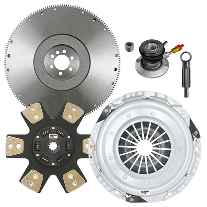 CLUTCHMAX STAGE 4 CLUTCH KIT & FLYWHEEL WITH SLAVE CYLINDER BUNDLE SET [CM04170HDCWS-FW167525-ST4]