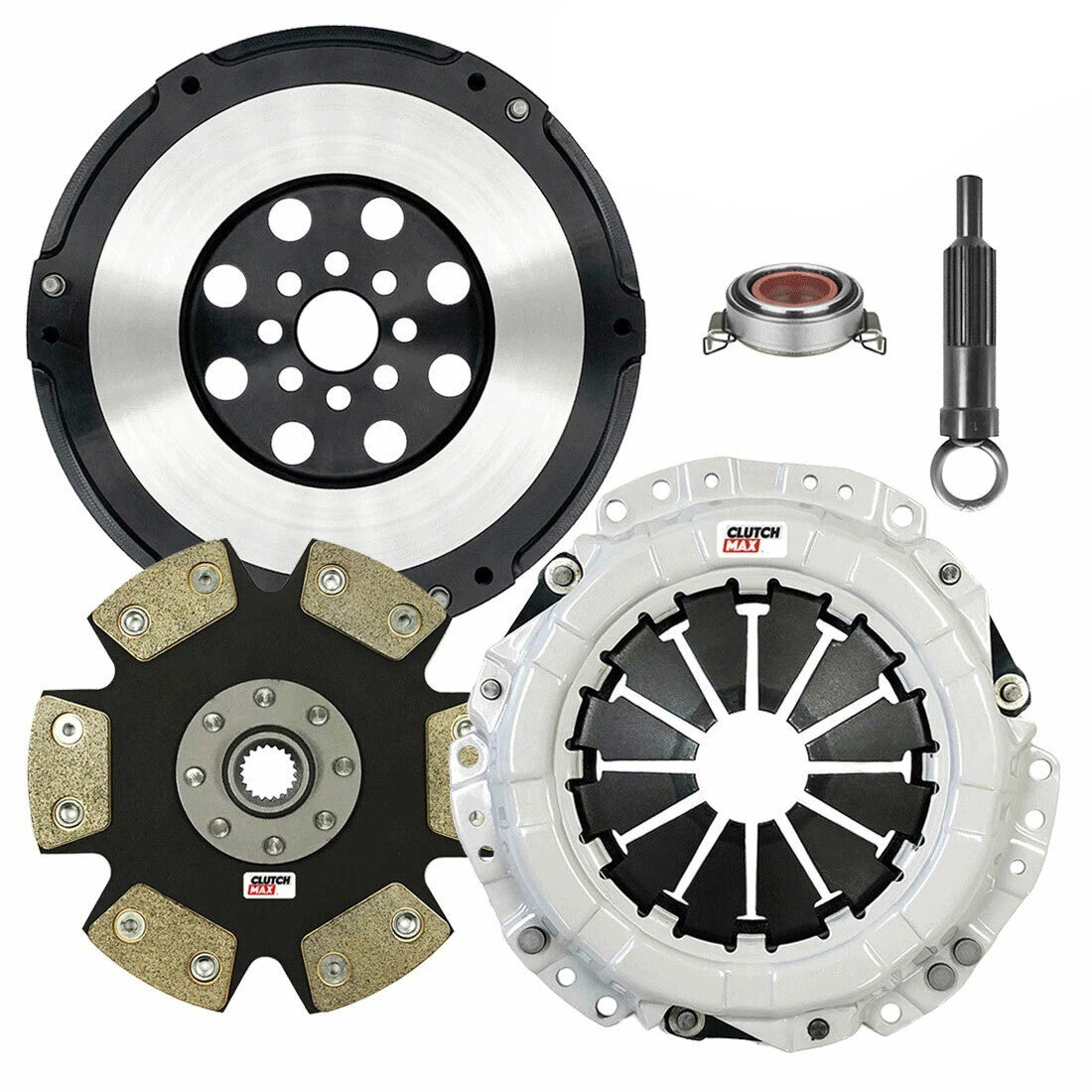 CLUTCHMAX STAGE 4 CLUTCH KIT & PERFORMANCE CHROMOLY FLYWHEEL BUNDLE SET [CM16088HDDLSF-ST4]