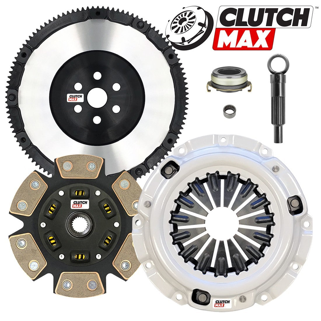 CLUTCHMAX STAGE 3 CLUTCH KIT & PERFORMANCE CHROMOLY FLYWHEEL BUNDLE SET [CM10060HDCLSF-ST3]