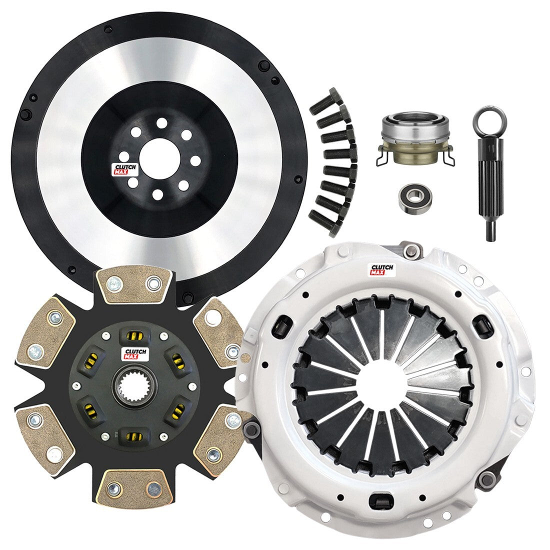 CLUTCHMAX STAGE 3 CLUTCH KIT & PERFORMANCE CHROMOLY FLYWHEEL BUNDLE SET [CM16095HDCLSF-ST3]