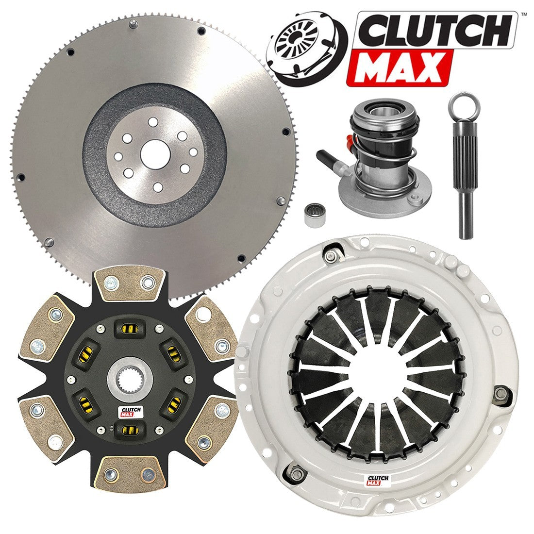 CLUTCHMAX STAGE 3 CLUTCH KIT & FLYWHEEL WITH SLAVE CYLINDER BUNDLE SET [CM07654HDCWS+FW167741-ST3]