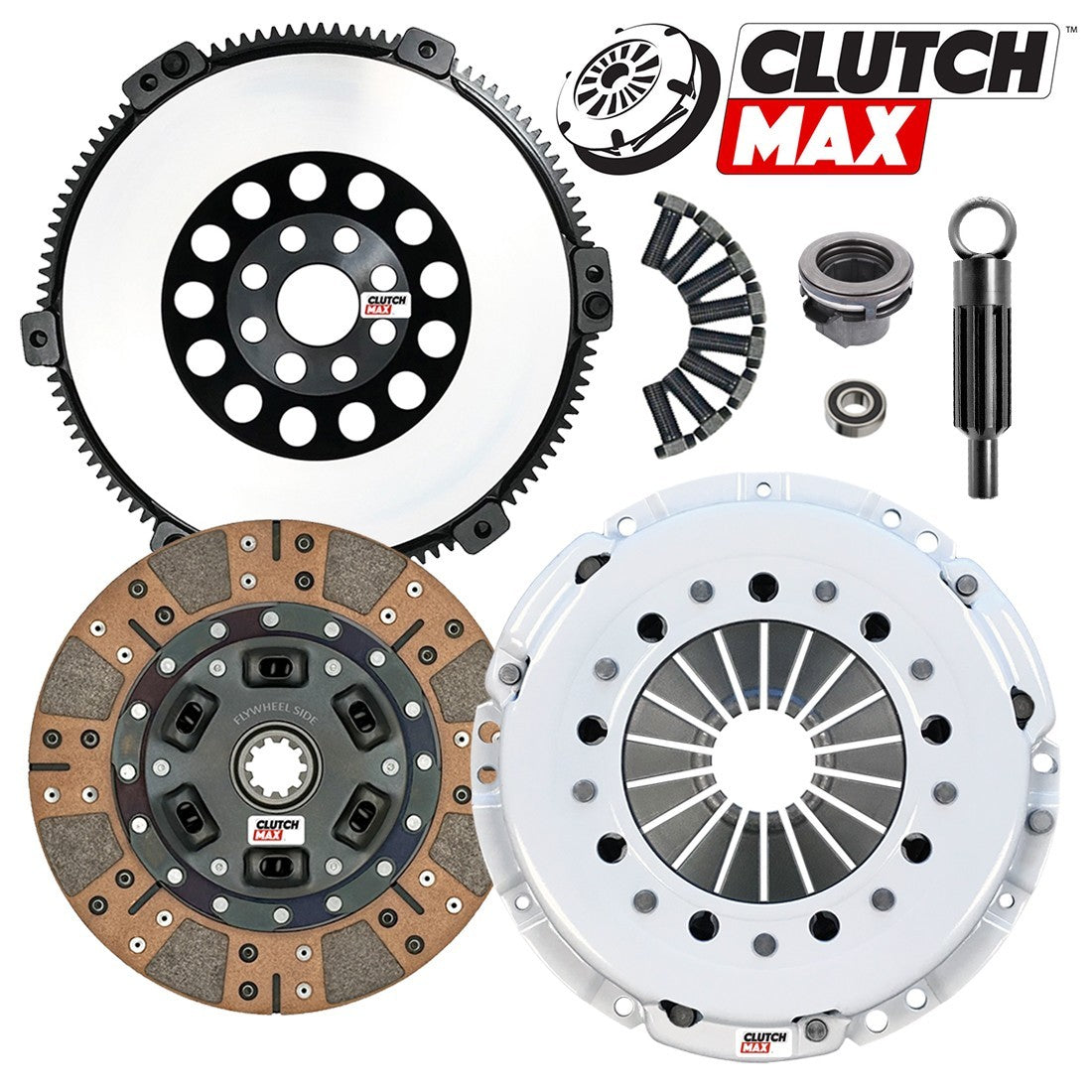CLUTCHMAX STAGE 3 CLUTCH KIT & PERFORMANCE CHROMOLY FLYWHEEL BUNDLE SET [CM03049DFLSF-ST3]