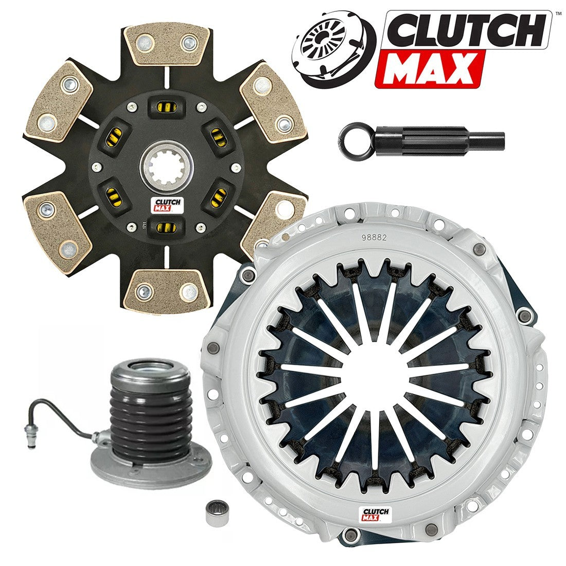 CLUTCHMAX STAGE 4 CLUTCH KIT & FLYWHEEL WITH SLAVE CYLINDER BUNDLE SET [CM07293HDCWS+FW167980-ST4]