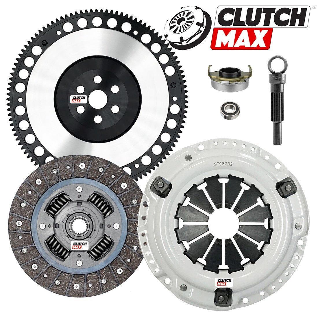CLUTCHMAX STAGE 1 CLUTCH KIT & PERFORMANCE CHROMOLY FLYWHEEL BUNDLE SET [CM08022HDLSF-ST1]