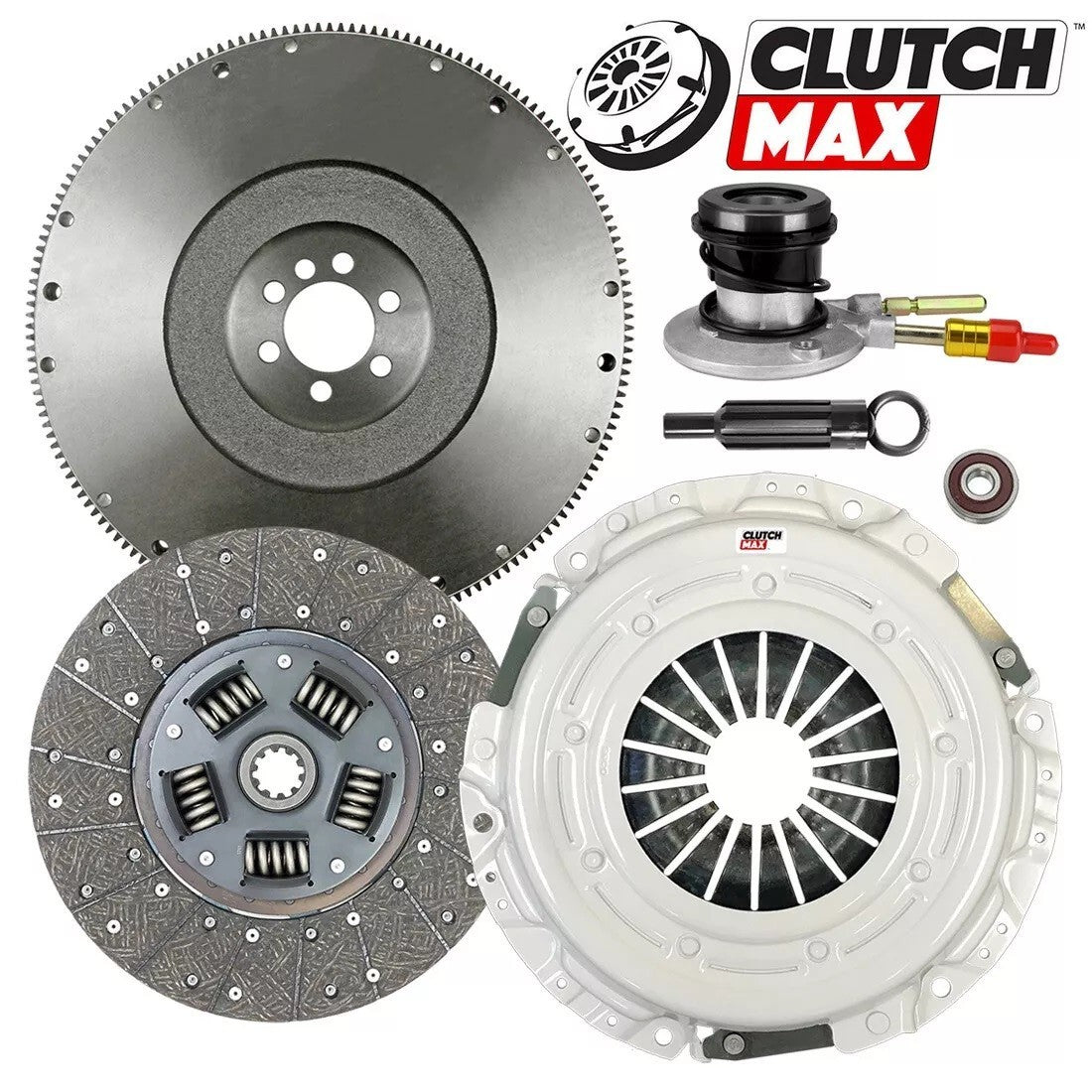 CLUTCHMAX STAGE 1 CLUTCH KIT & FLYWHEEL WITH SLAVE CYLINDER BUNDLE SET [CM04090HDWS-FW167575-ST1]