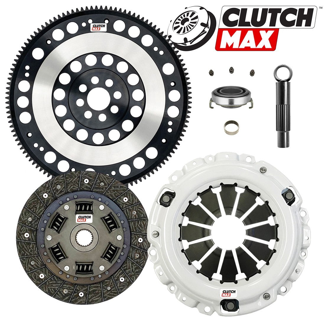 CLUTCHMAX STAGE 2 CLUTCH KIT & PERFORMANCE CHROMOLY FLYWHEEL BUNDLE SET [CM08037HDLSF-ST2]
