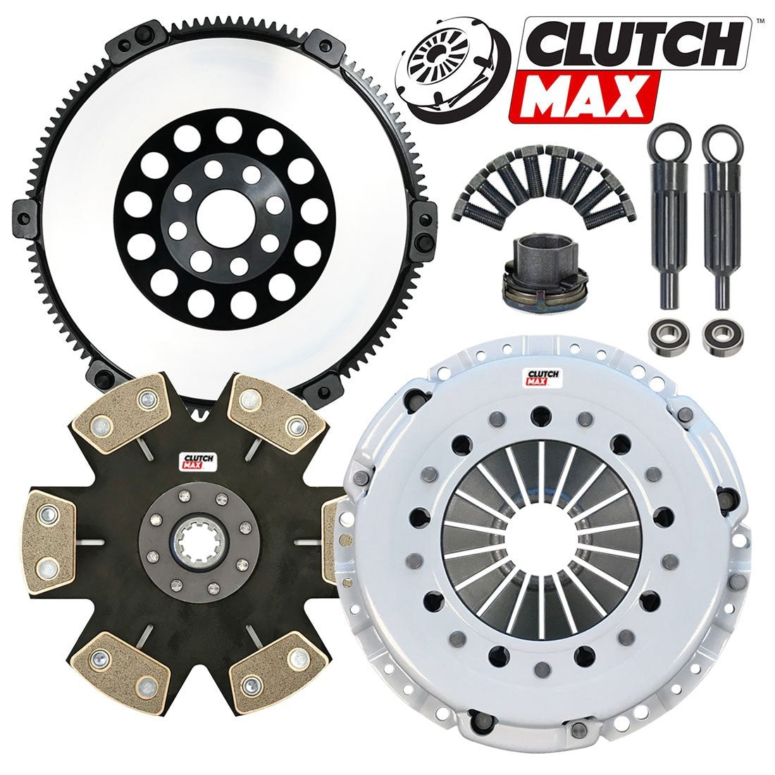 CLUTCHMAX STAGE 5 CLUTCH KIT & PERFORMANCE CHROMOLY FLYWHEEL BUNDLE SET [CM03005HDDLSF-ST5]