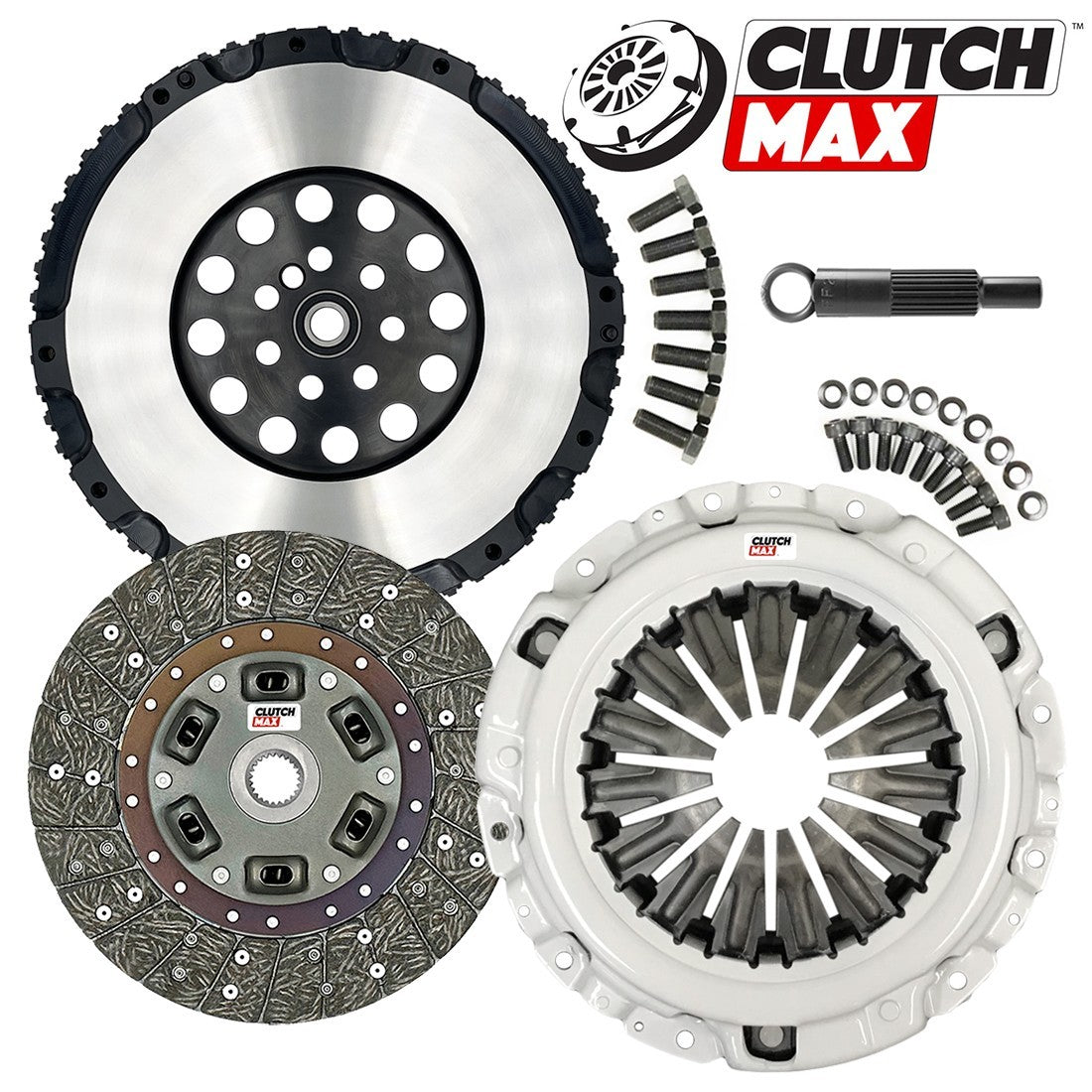 CLUTCHMAX STAGE 2 CLUTCH KIT & PERFORMANCE CHROMOLY FLYWHEEL BUNDLE SET [CM05960HDLSF-ST2]