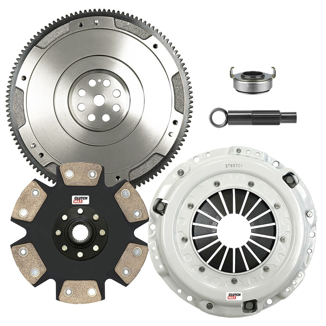 CLUTCHMAX STAGE 4 CLUTCH KIT & FLYWHEEL BUNDLE SET [CM08014HDDFW-ST4]