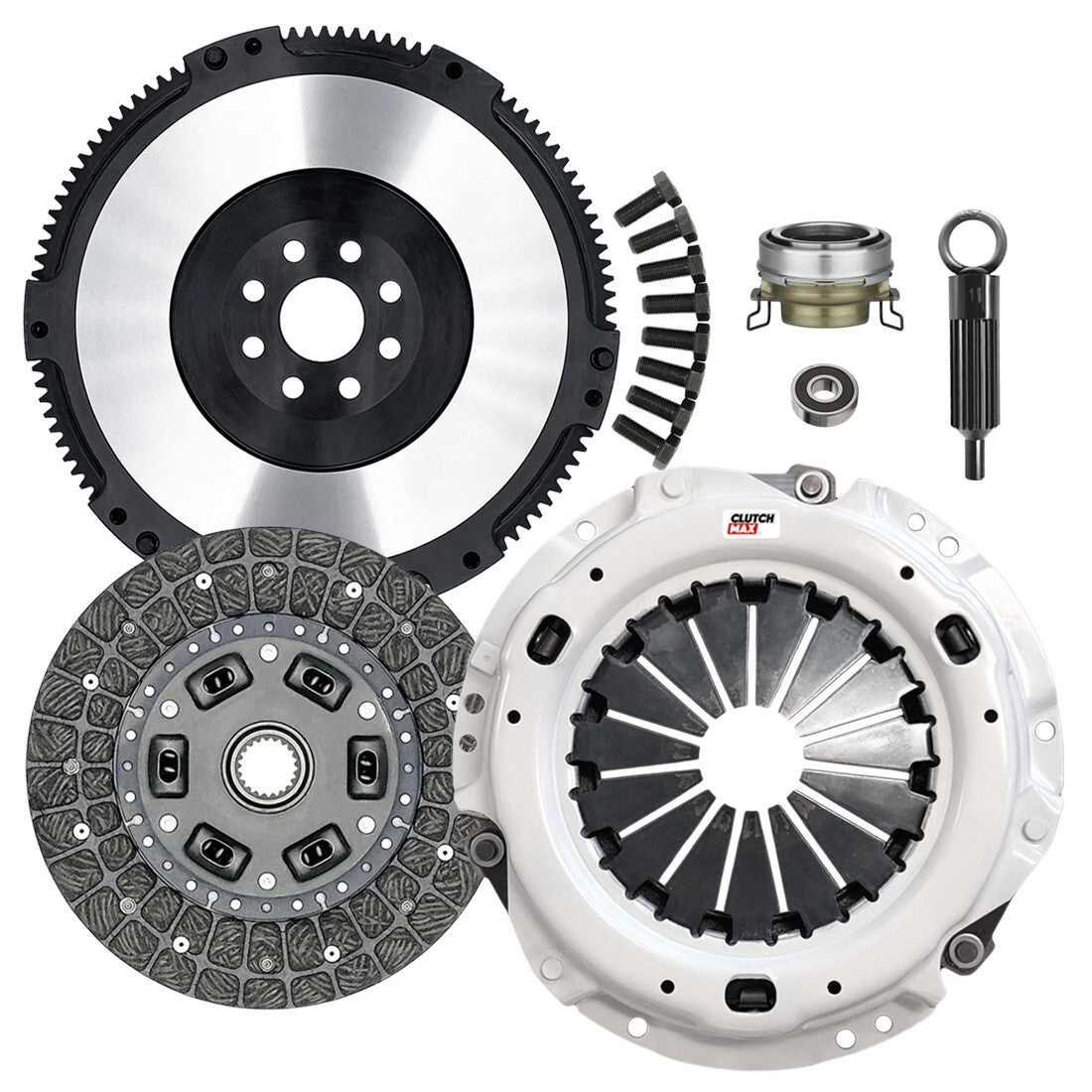 CLUTCHMAX STAGE 1 CLUTCH KIT & PERFORMANCE CHROMOLY FLYWHEEL BUNDLE SET [CM16085HDLSF-ST1]