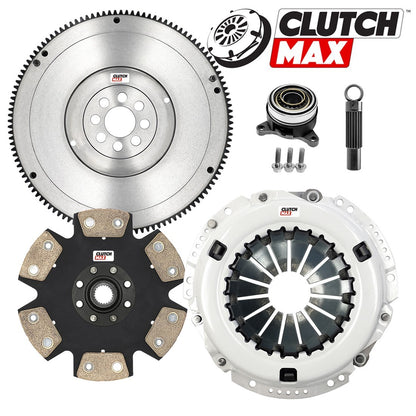 CLUTCHMAX STAGE 4 CLUTCH KIT & FLYWHEEL WITH SLAVE CYLINDER BUNDLE SET [CM16087HDDWS-FW167139-ST4]