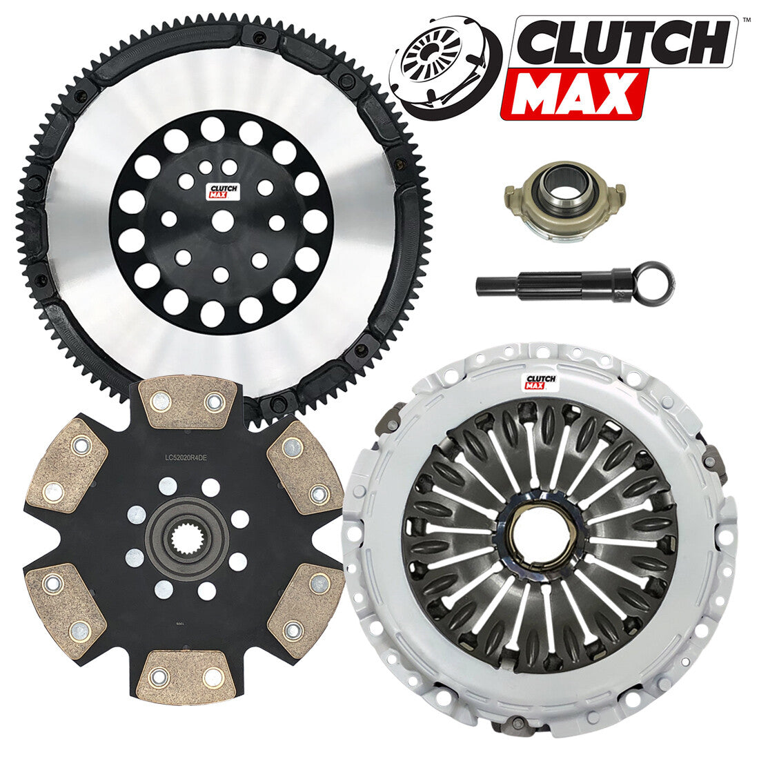CLUTCHMAX STAGE 4 CLUTCH KIT & PERFORMANCE CHROMOLY FLYWHEEL BUNDLE SET [CM05058HDDLSF-ST4]