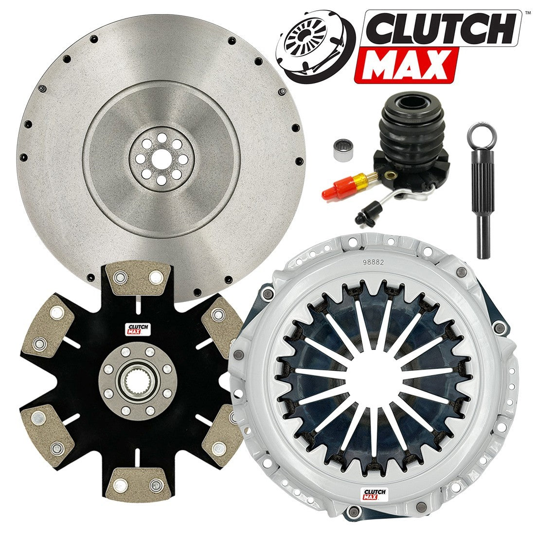 CLUTCHMAX STAGE 5 CLUTCH KIT & FLYWHEEL WITH SLAVE CYLINDER BUNDLE SET [CM07267HDDWS+FW167980-ST5]