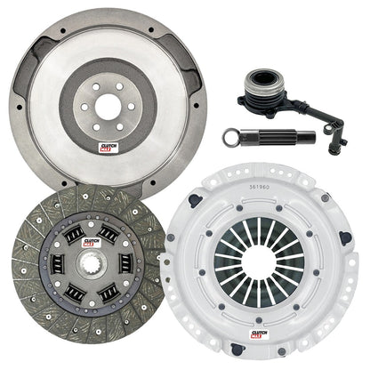 CLUTCHMAX STAGE 1 CLUTCH KIT & FLYWHEEL WITH SLAVE CYLINDER BUNDLE SET [CM04228HDWS-FW167610-ST1]